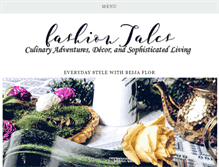Tablet Screenshot of fashiontalesblog.com